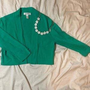Green Dress Barn Shrug